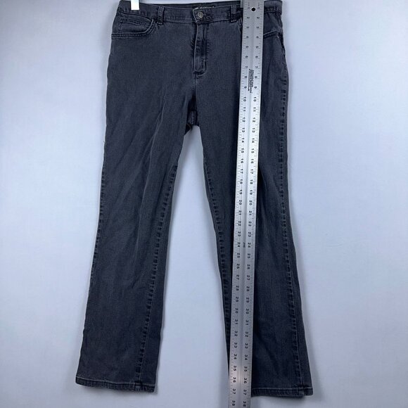 Lee Straight Leg Jeans Womens Size 12 Medium 3051813 Relaxed Fit Mid Rise Blue - Picture 11 of 12